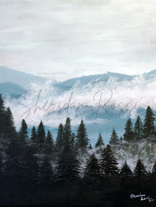 Misty Mountain - Print